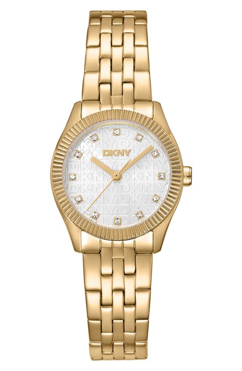 Everyday Logo Embossed Bracelet Watch, 26mm