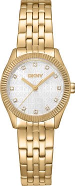 DKNY Everyday Logo Embossed Bracelet Watch, 26mm