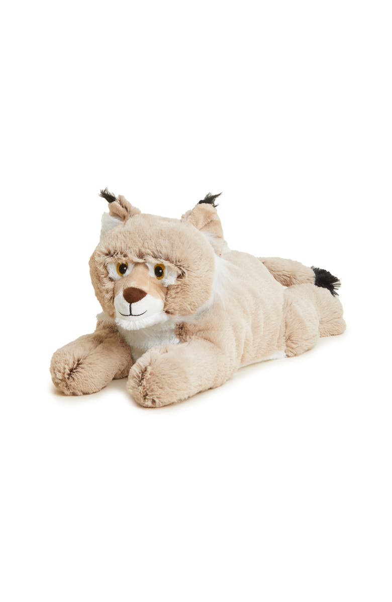 Warmies Bob Cat Plush Toy, Main, color, Light Brown