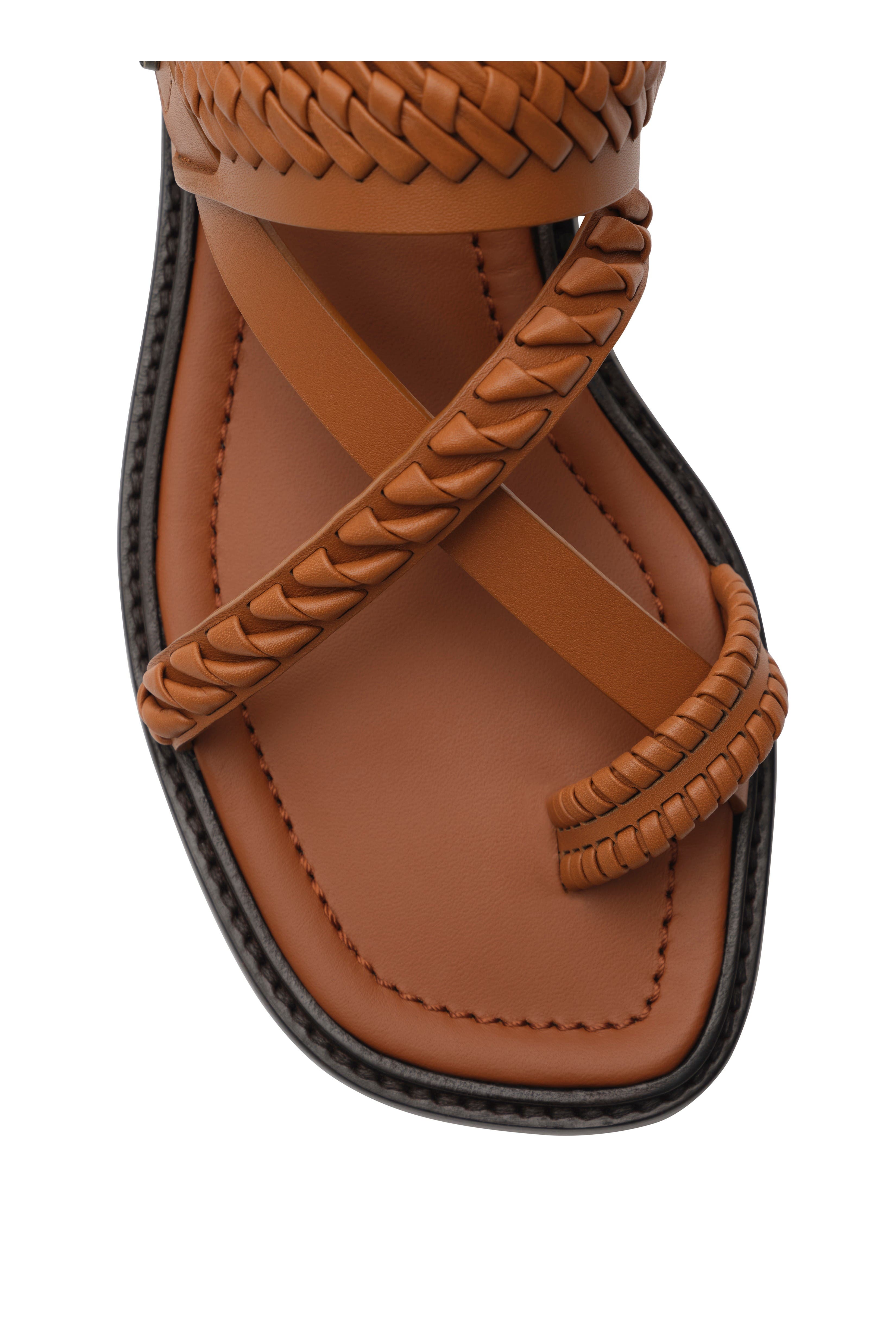 Leather Baez Sandals, Alternate, color, Lundy brown