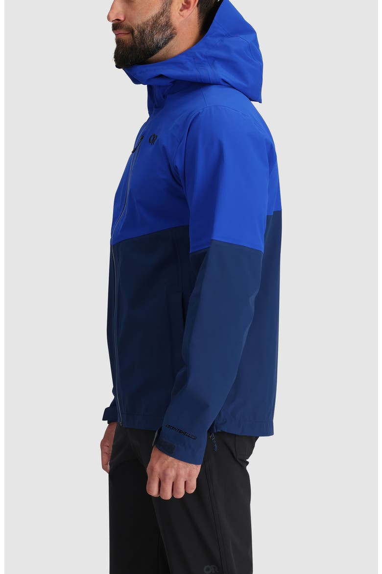 Foray 3L Waterproof Jacket, Alternate, color, TOPAZ/ CENOTE