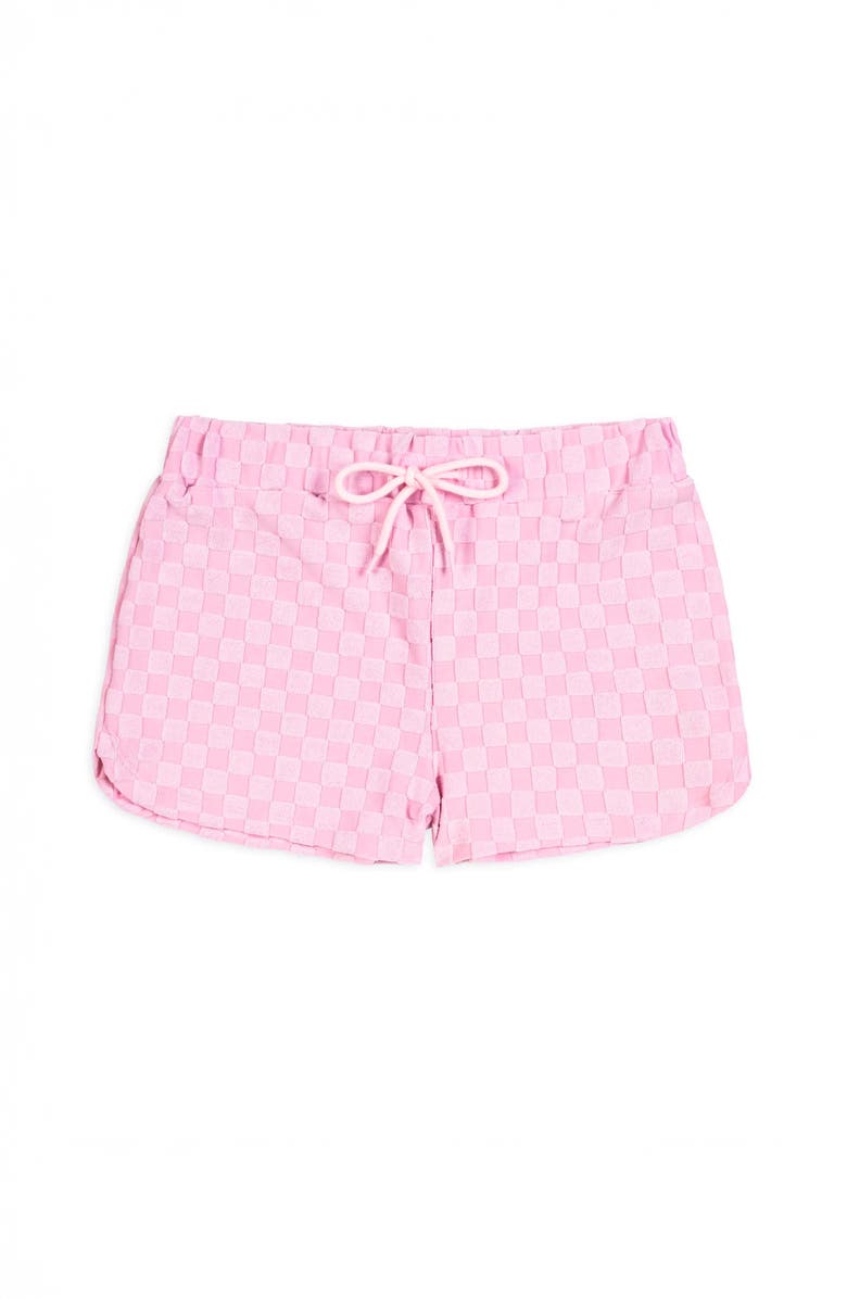 Limeapple Lightweight Terry Shorts, Alternate, color, Candy Pink