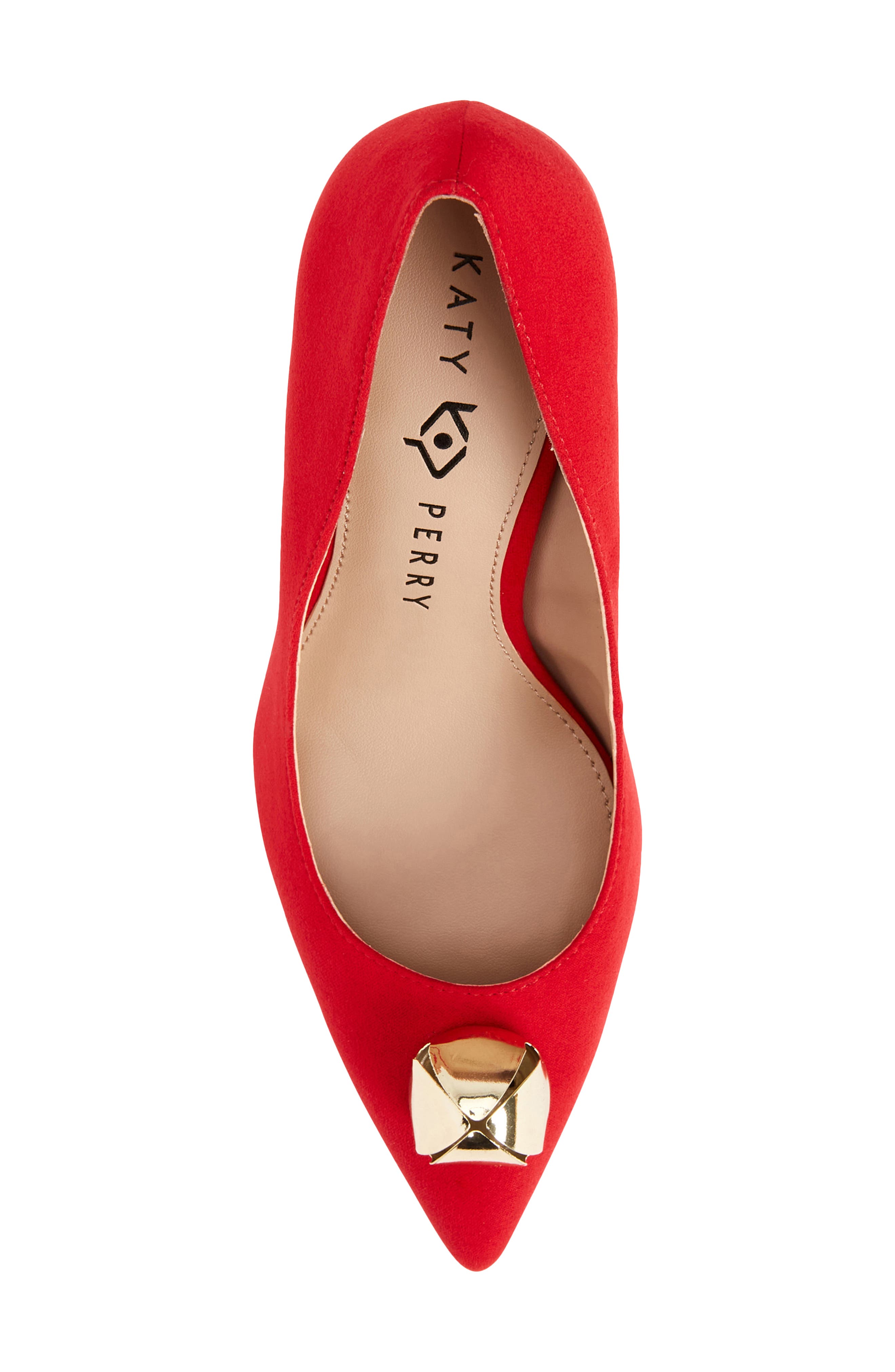 Katy Perry The Dellilah Jingle Pointed Toe Pump, Alternate, color, Light Red