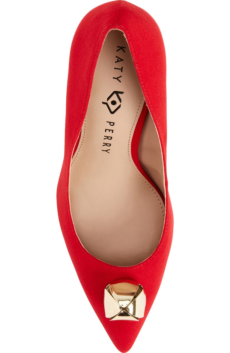 Katy Perry The Dellilah Jingle Pointed Toe Pump, Alternate, color, Light Red