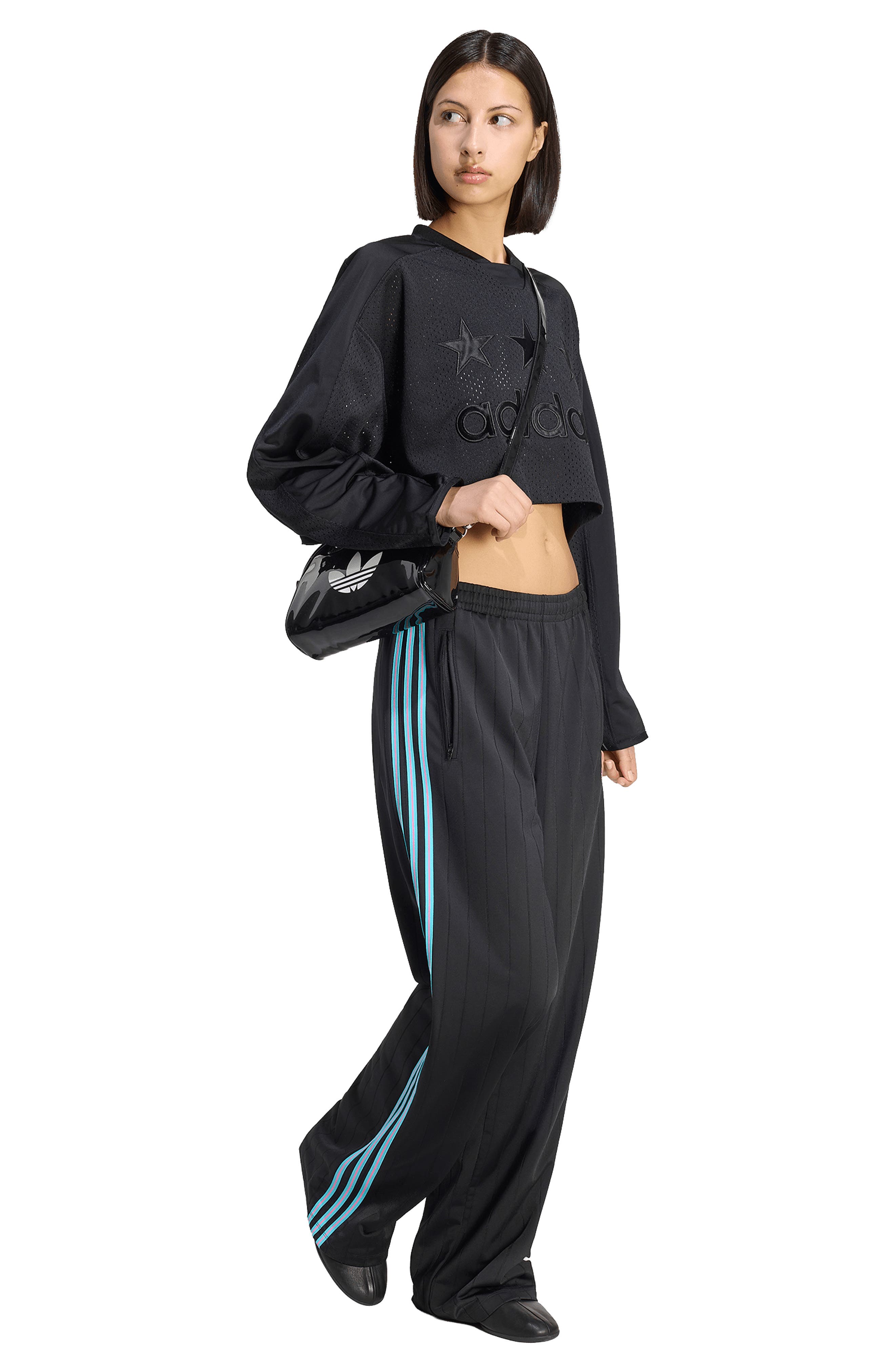 adidas Originals Mesh Cropped Hockey Jersey (Women) | Nordstrom