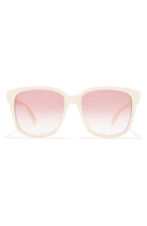 56mm Square Sunglasses
