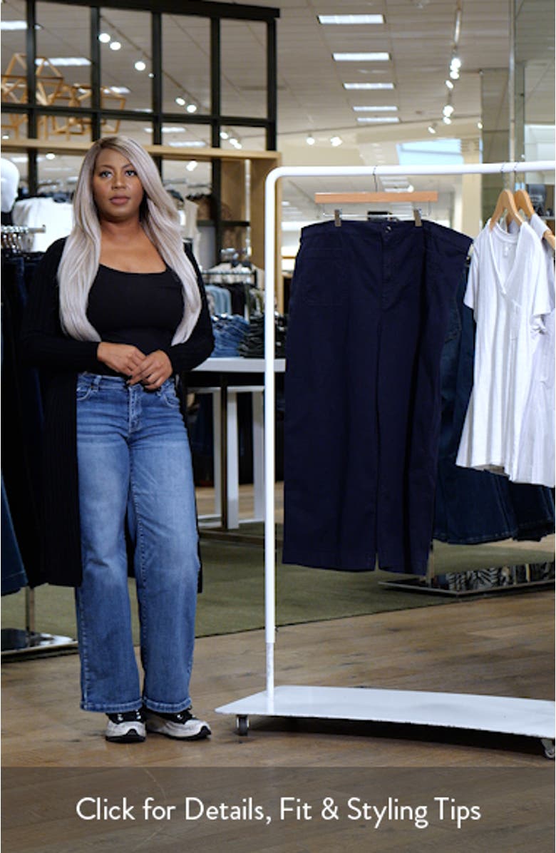 Stretch Cotton Twill Crop Pants, sales video thumbnail