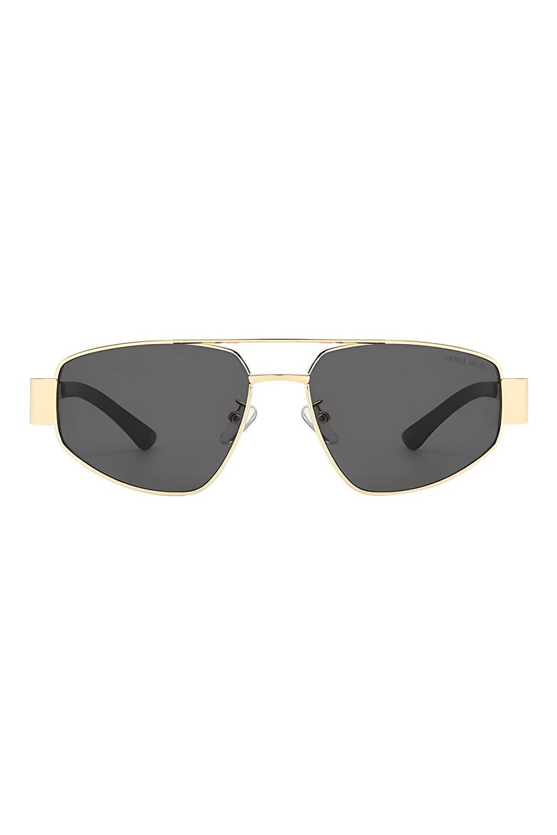 Taylor 58mm Polarized Aviator Sunglasses, Main, color, GOLD / BLACK