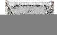 Stella McCartney Falabella Crinkle Metallic Faux Leather Wallet on Chain