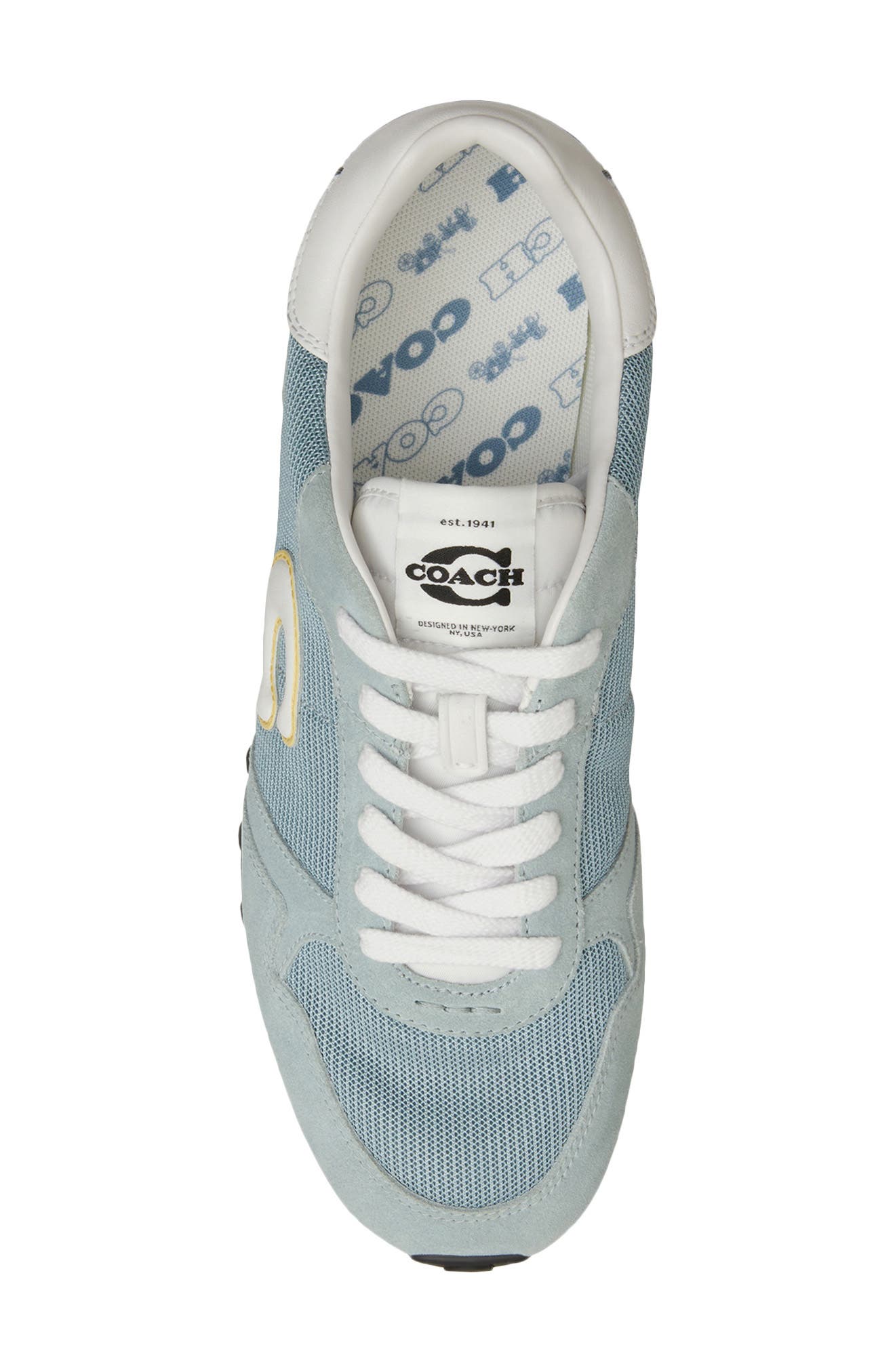 Essental Sneaker, Alternate, color, SEA MIST/ OPTIC WHITE