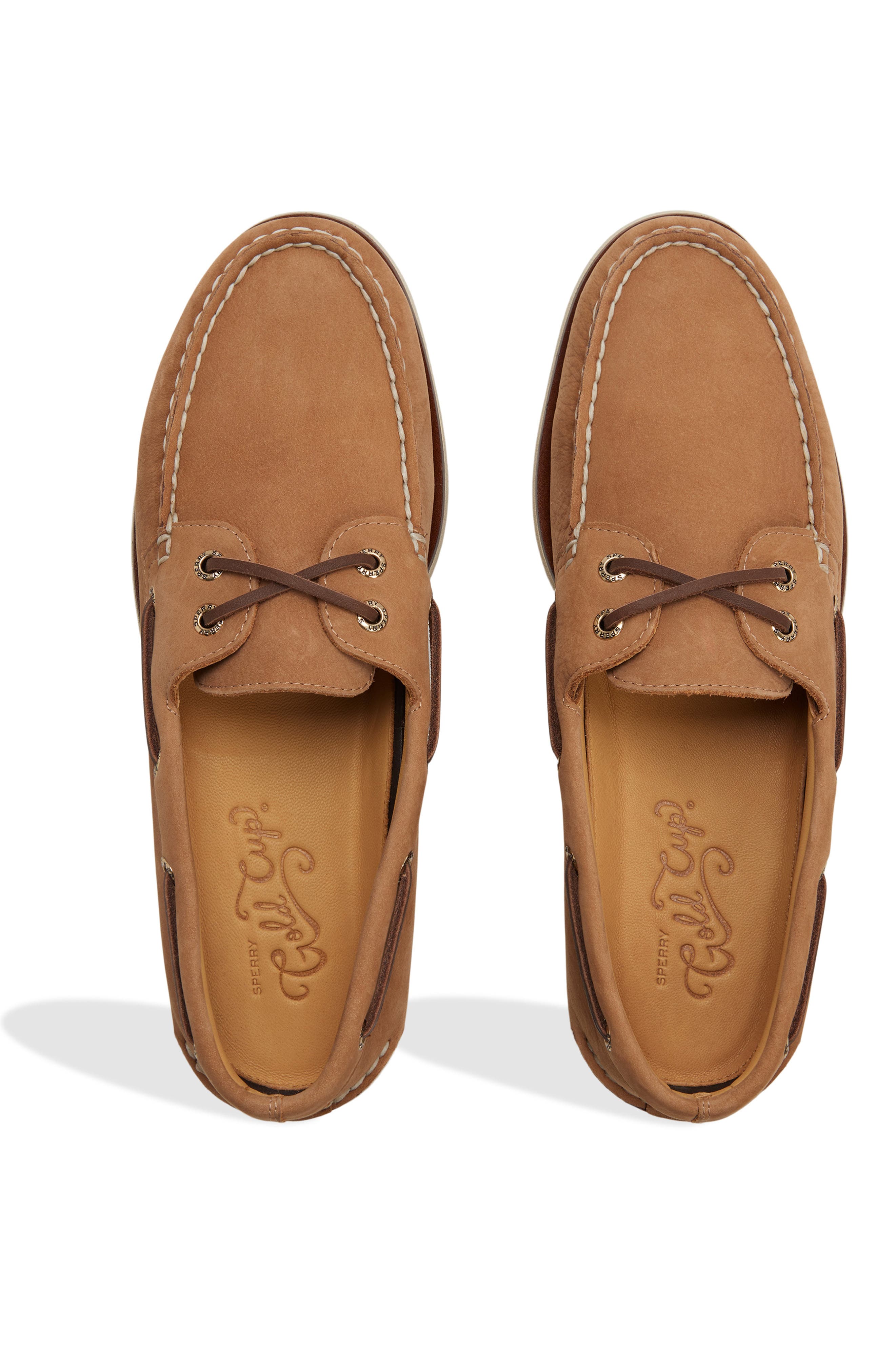Sperry Gold Cup<sup>®</sup> Authentic Original<sup>™</sup> 2-Eye Boat Shoe, Alternate, color, Beige