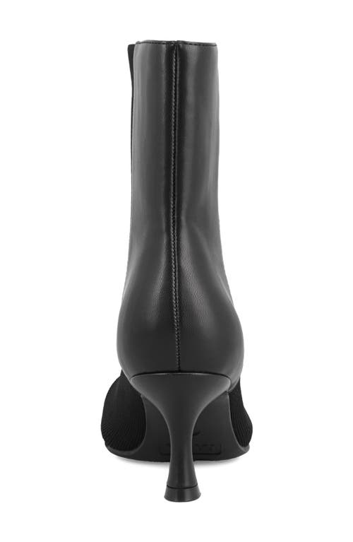 Mia Ediva Pointed Toe Bootie In Black