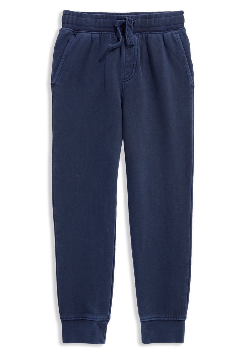 Kids' Terry Cloth Joggers, Main, color, NAUTICAL NAVY