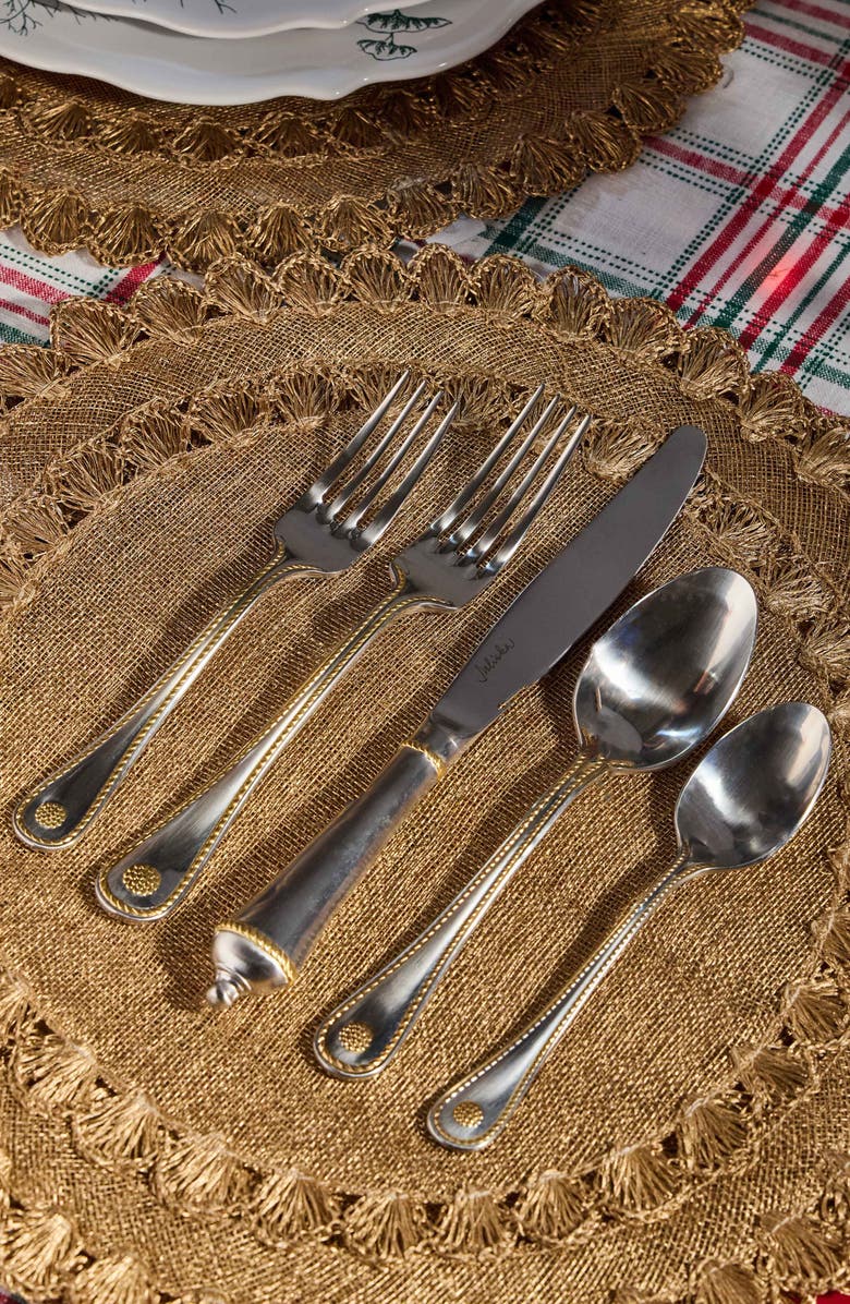 Juliska 'Berry and Thread' 24k Gold Accent 5-Piece Place Setting, Alternate, color, Bright Satin/ Gold Accent