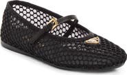 Prada Mesh Logo Mary Jane