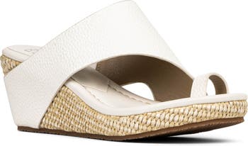 Gyer Leather Wedge Sandal