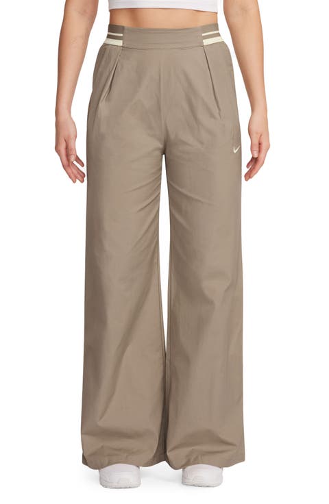 High Waist Cotton Pants
