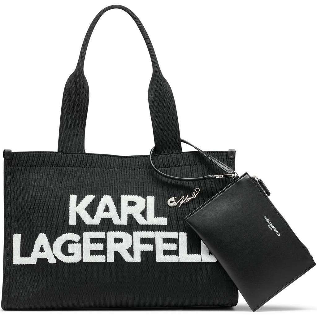 Karl Lagerfeld Paris Kristina Tote In Black