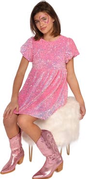 Lola + The Boys Pretty Sequin Dress