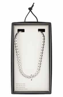 NORDSTROM RACK Men's Intertwined Chain Stainless Steel Necklace