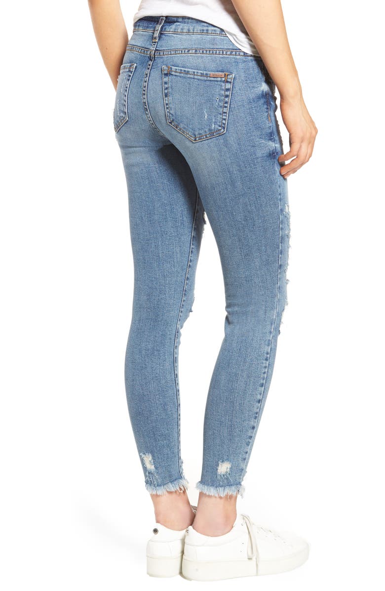 STS Blue Harper Ripped Ankle Skinny Jeans, Alternate, color,