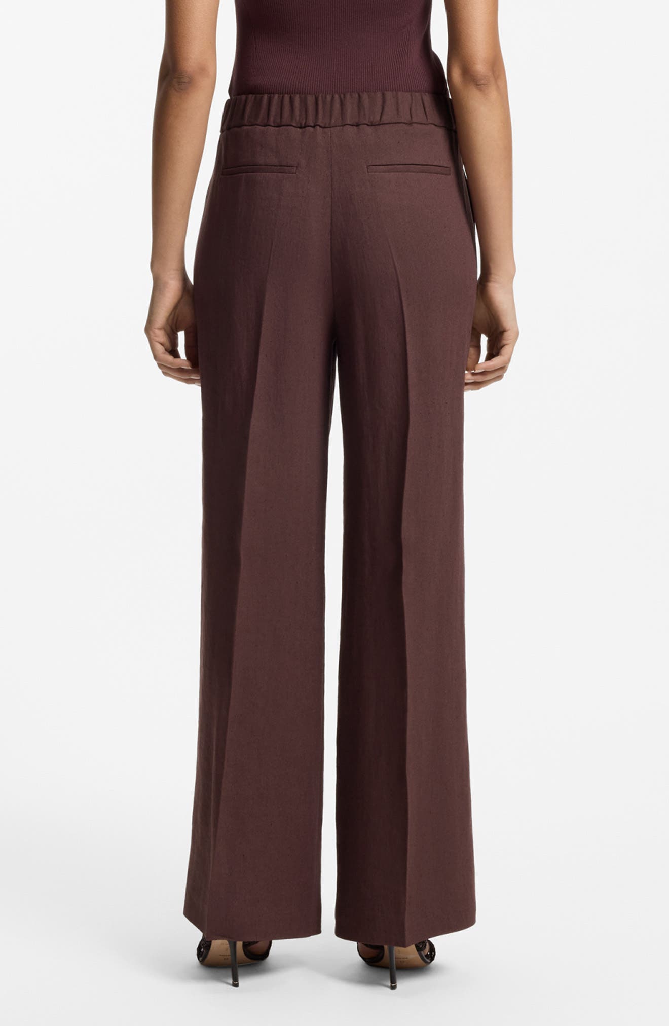 Tiana Linen Blend Wide Leg Pants - image 2