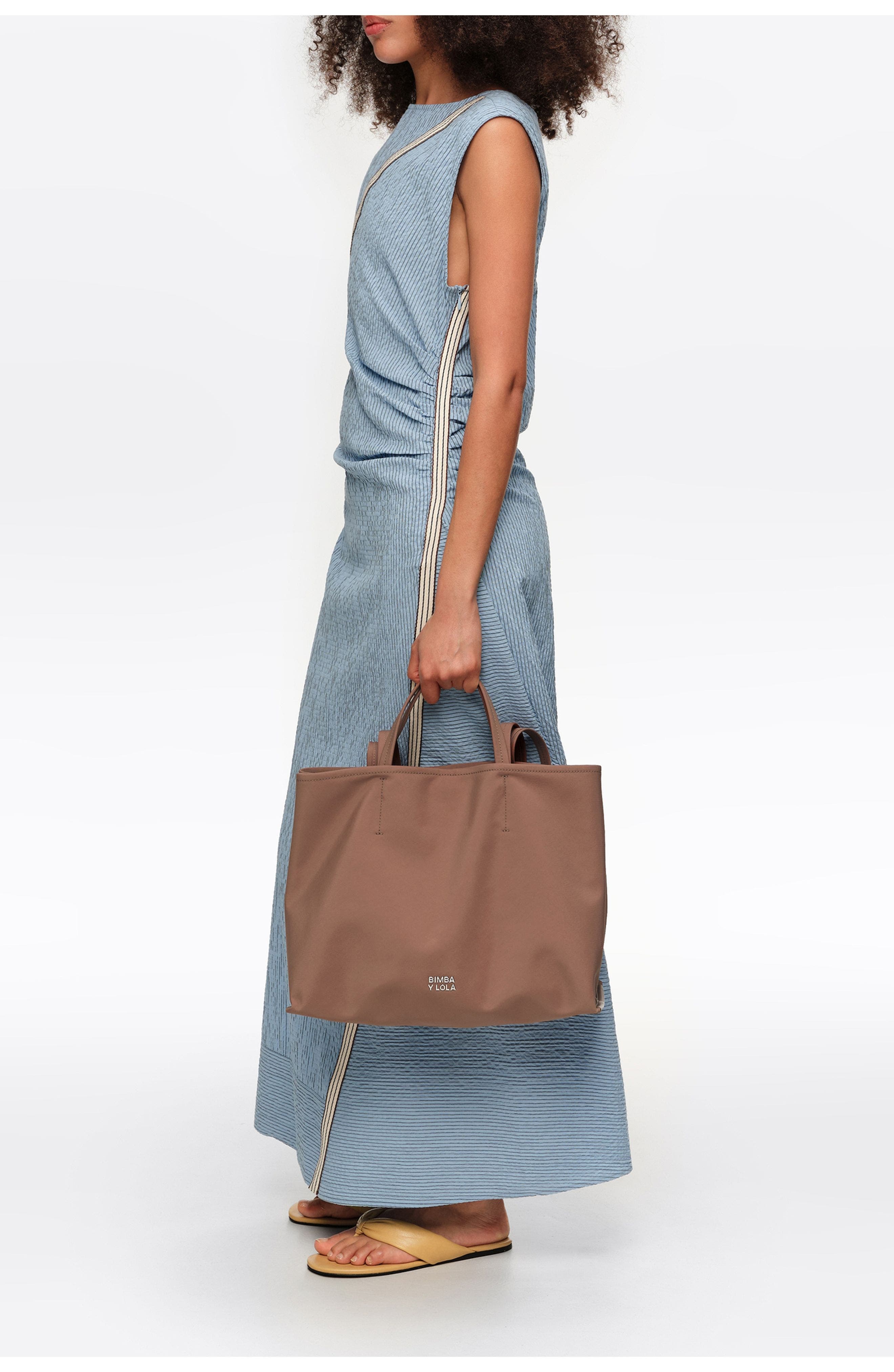 Bimba y Lola Medium Chihuahua Shopper Bag, Alternate, color, Nougat