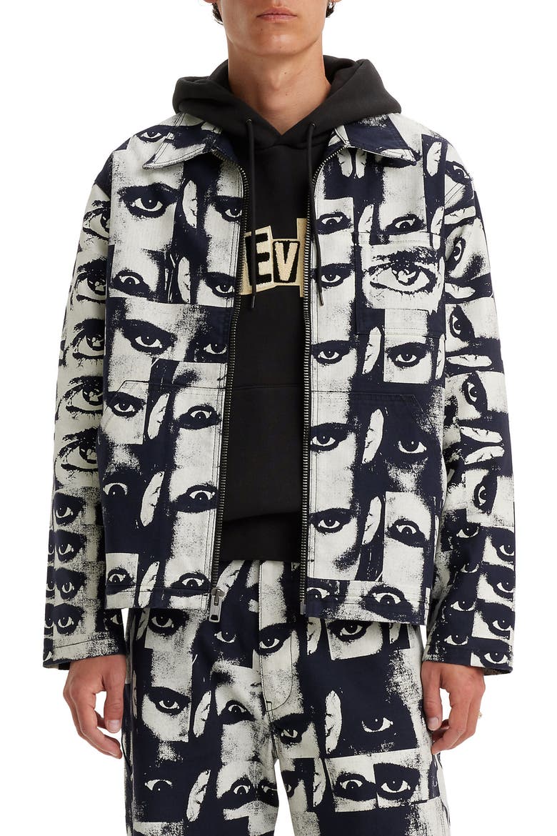 ★未使用品★levi's SKATE Roemello Ugale セットアップ Levi's x Roemello Ugale Skater Art Print Garage Jacket (Men
