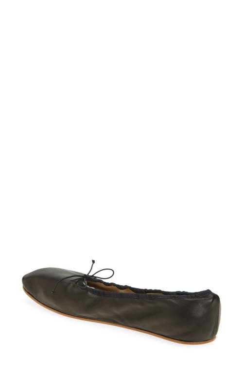 The Row Ballerina Flat In Black