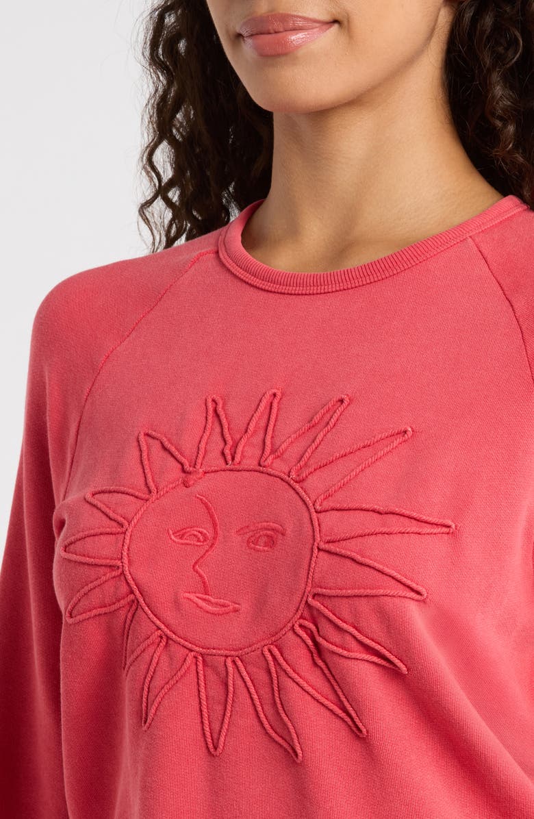 Marine Layer Cloud 9 Terry Sweatshirt, Alternate, color, Washed Red