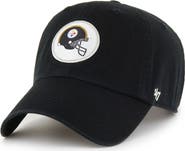 '47 Men's '47  Black Pittsburgh Steelers Hard Hat Clean Up Adjustable Hat