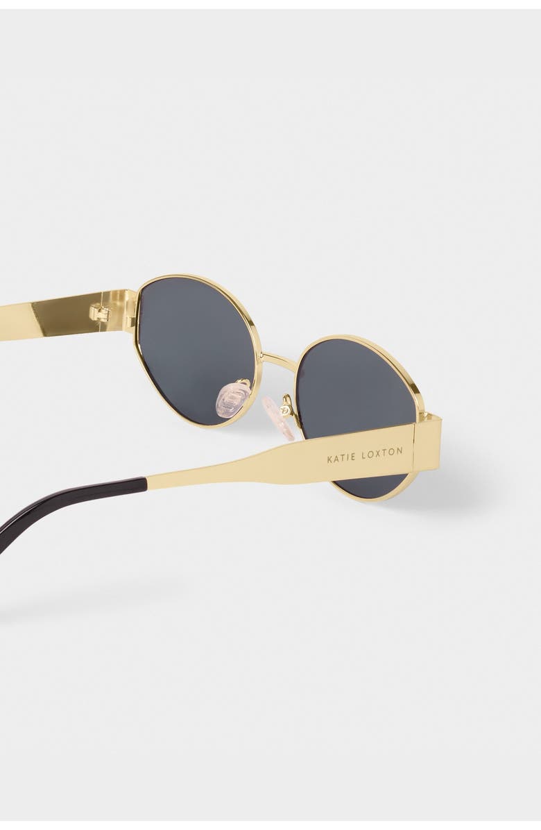 Katie Loxton Siena Sunglasses in Matte Gold, Alternate, color, Matte Gold
