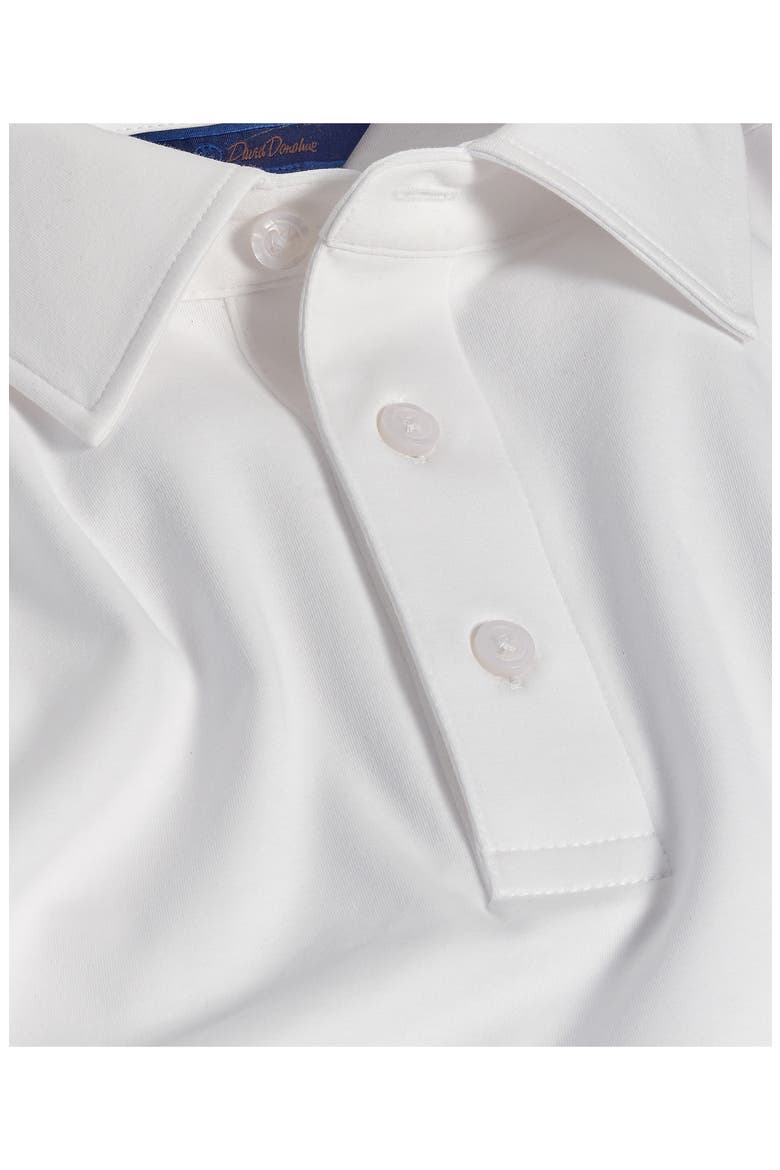 Solid Interlock Cotton Polo, Alternate, color, WHITE