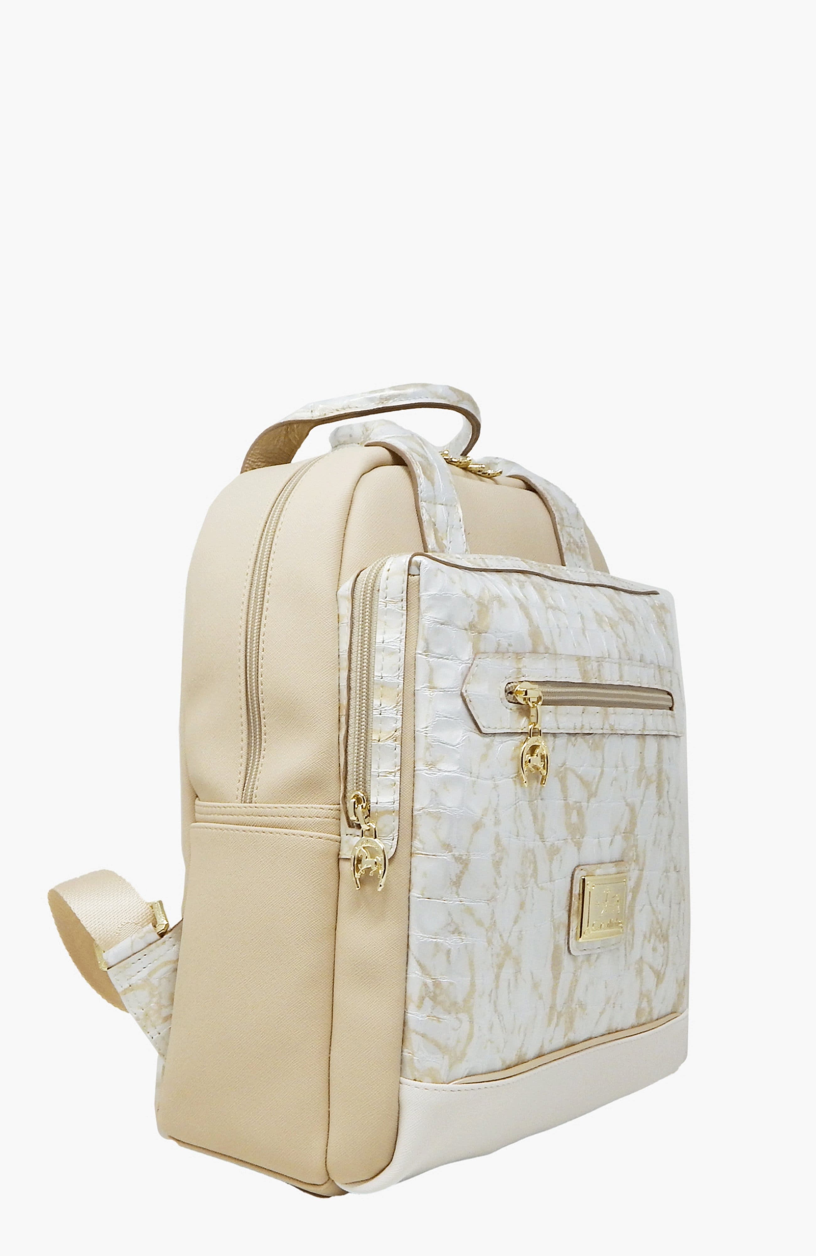 Mystic 395 Backpack, Alternate, color, Beige / White