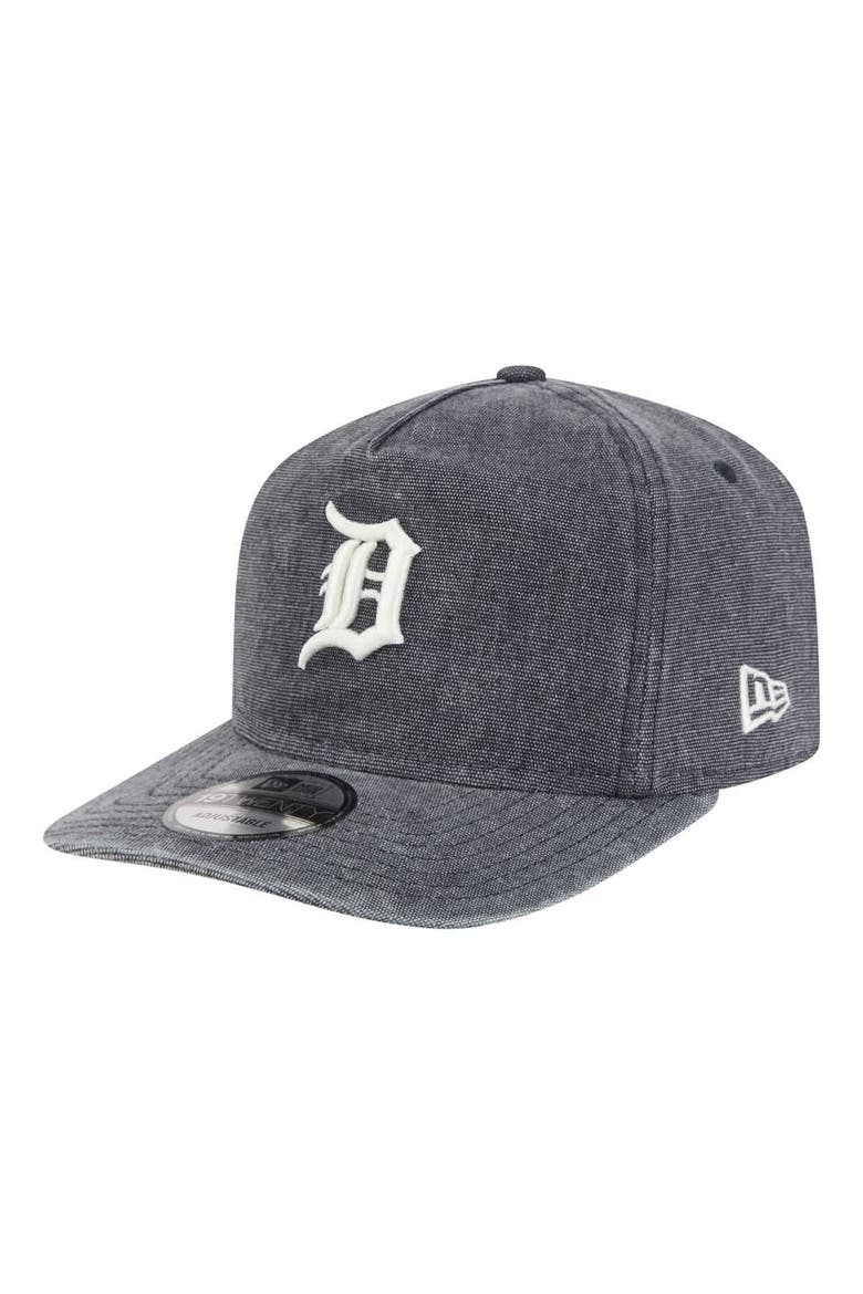 Men's New Era  Navy Heather Detroit Tigers  Denim Classic 19TWENTY Adjustable Hat, Main, color, Heather Navy