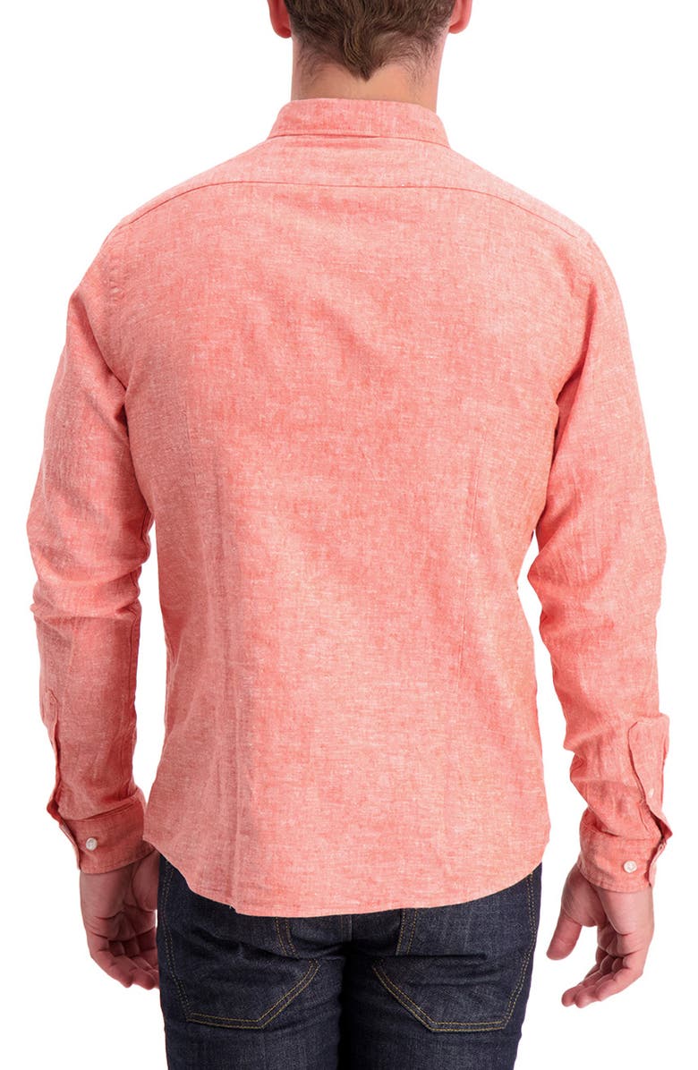 LINDBERGH Solid Cotton Regular Fit Shirt, Alternate, color, 