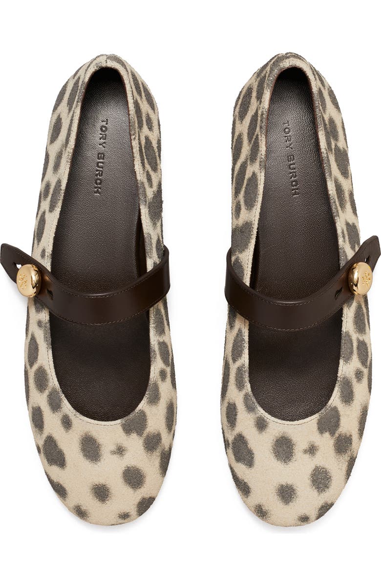 Tory Burch Romy Mary Jane Flat, Alternate, color, Cheetah Spots