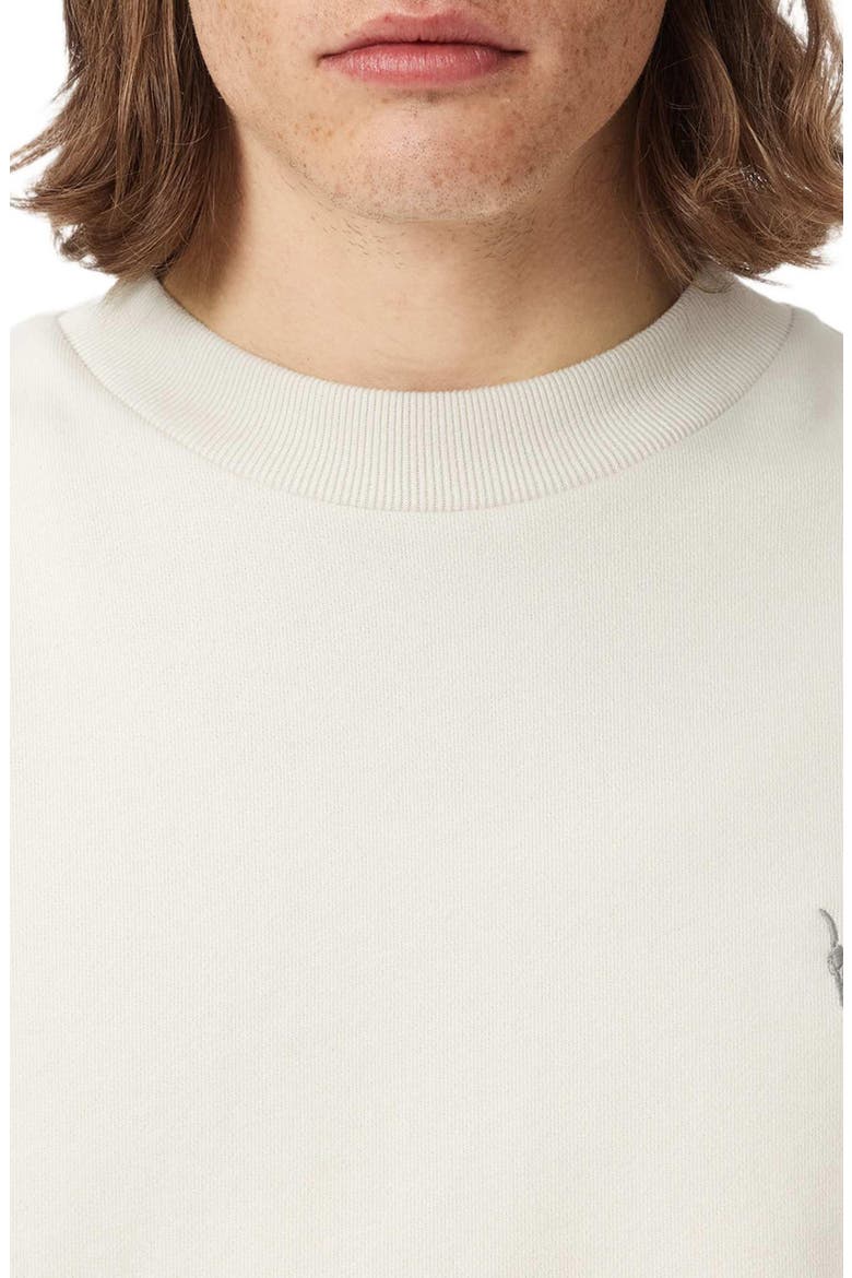 Asher Crewneck Sweatshirt, Alternate, color, BIRCH WHITE