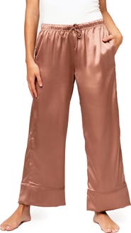 GIBSONLOOK Luxe Lounge Silky Satin Sleep Pants