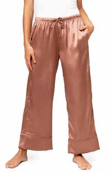 GIBSONLOOK Luxe Lounge Silky Satin Sleep Pants