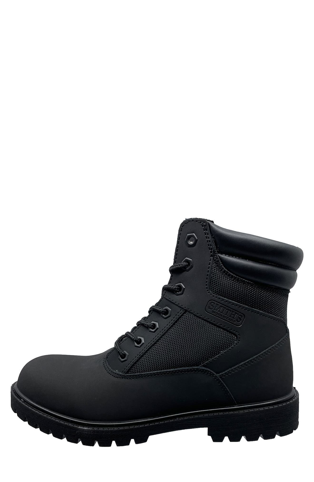 SMITHS WORKWEAR Smiths Premium Waterproof Leather Boot, Alternate, color, 