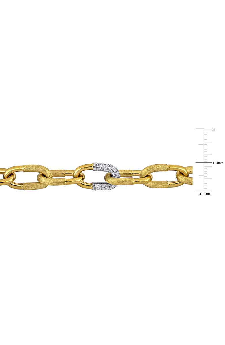 Julianna B. Diamond Oval Link Chain Bracelet 14k, Alternate, color, 14K Gold