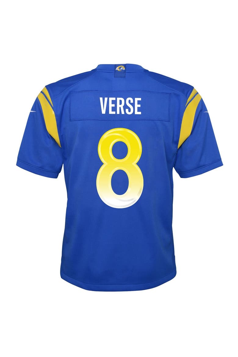 Youth Nike Jared Verse Royal Los Angeles Rams Team Game Jersey, Alternate, color, Royal