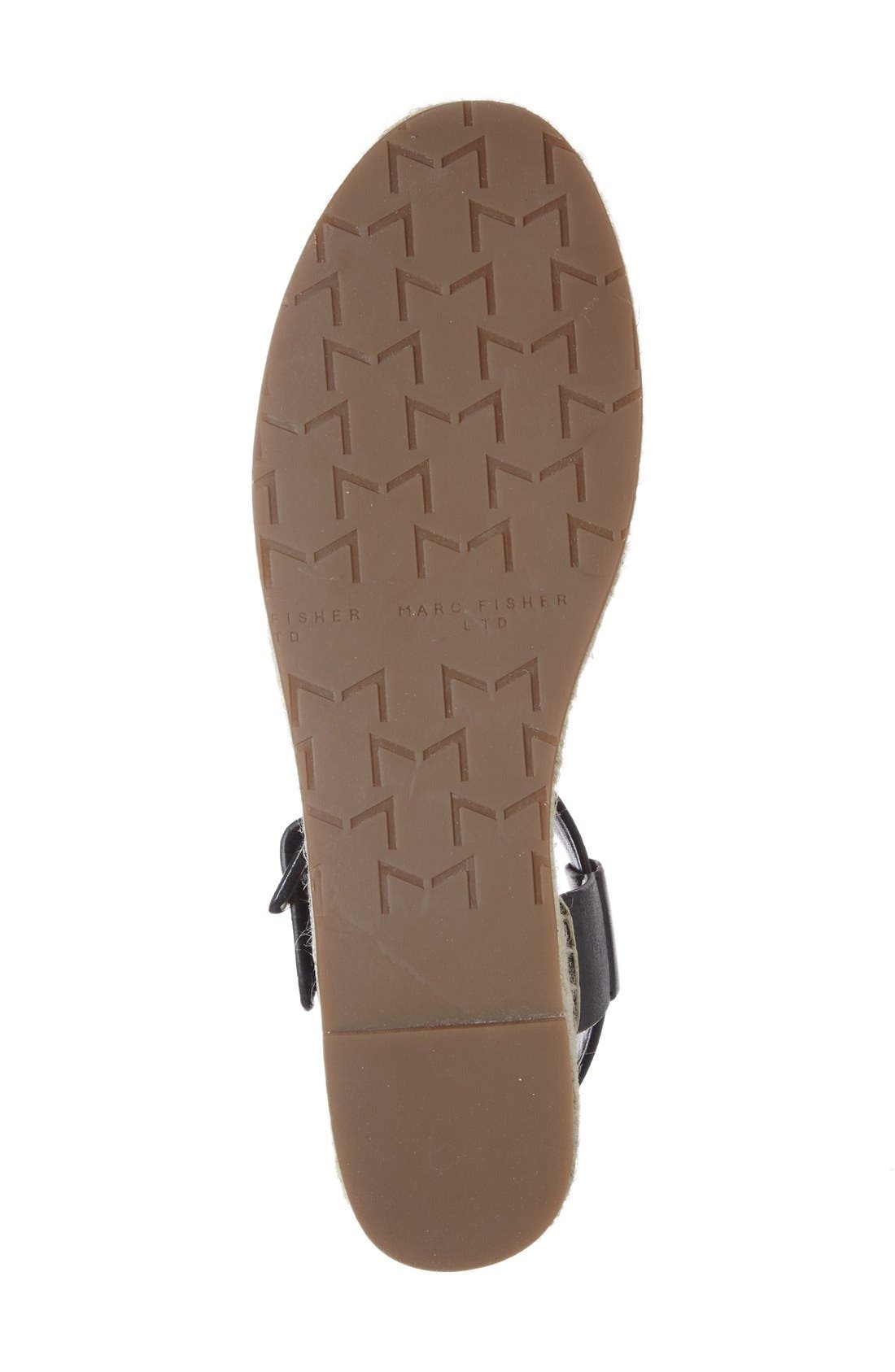 Marc Fisher LTD 'Vienna' Espadrille Sandal, Alternate, color, 
