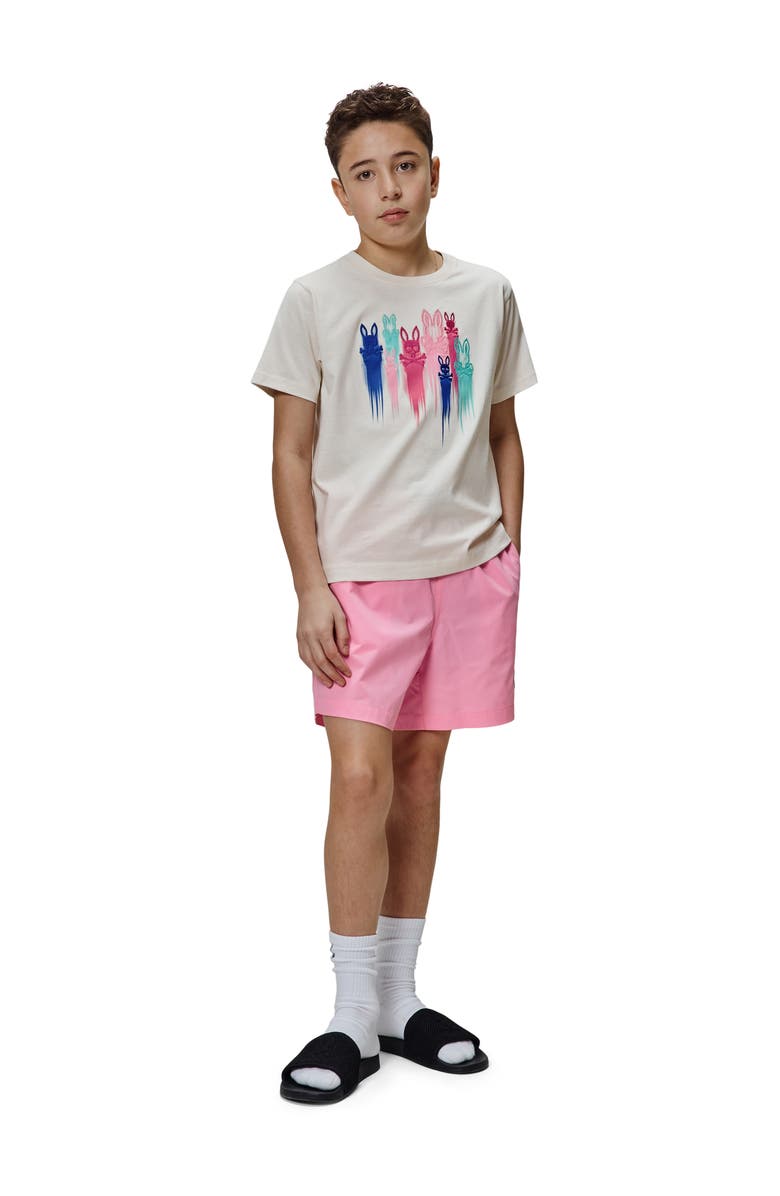 Psycho Bunny Kids' Cosmo Embroidered Graphic T-Shirt, Alternate, color, Pristine