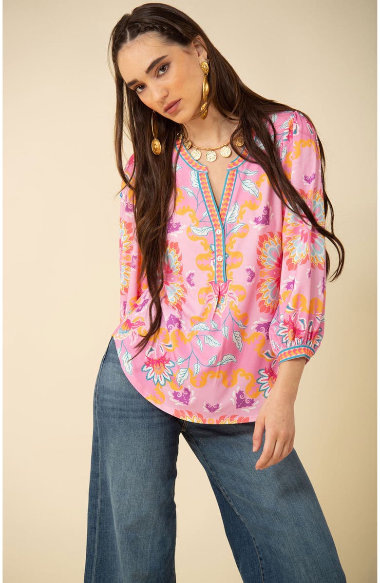 Hale Bob Savannah Jersey Top, Alternate, color,