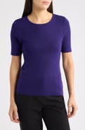 Tahari ASL Short Sleeve Sweater