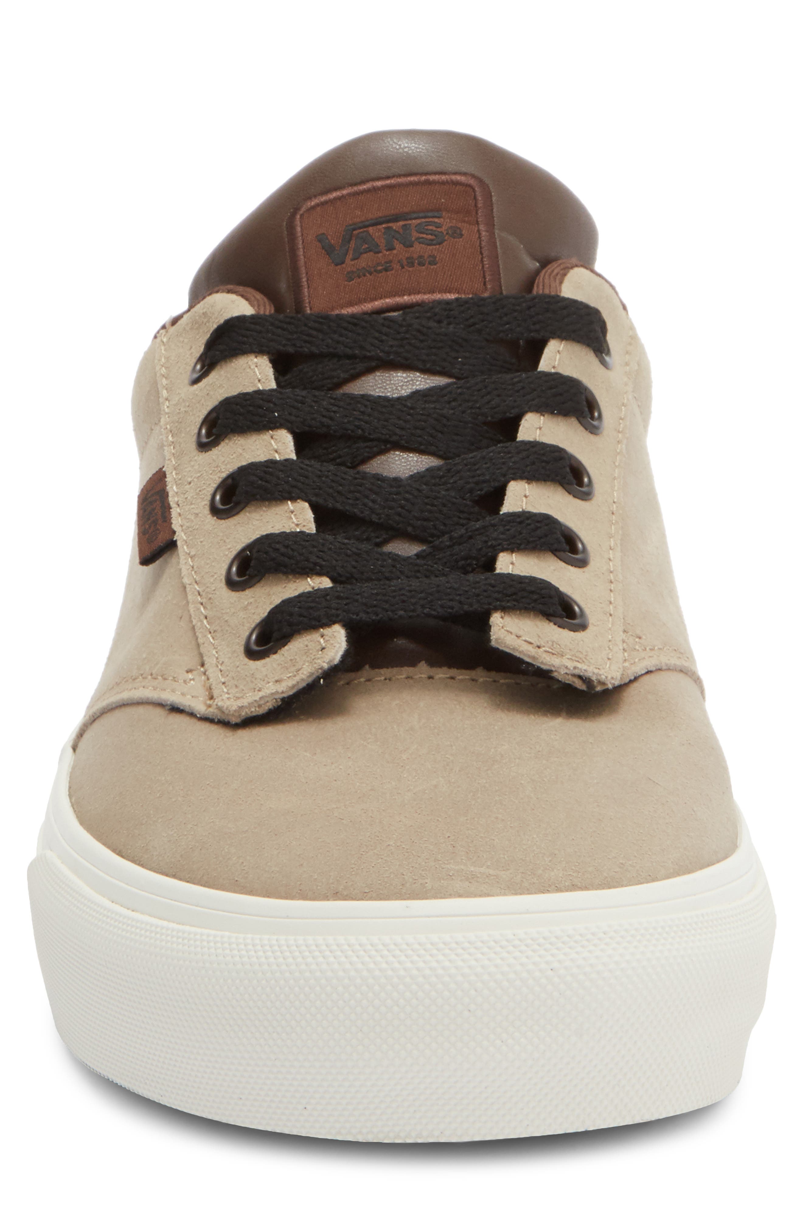 Atwood Leather Sneaker, Alternate, color, BROWN BROWN