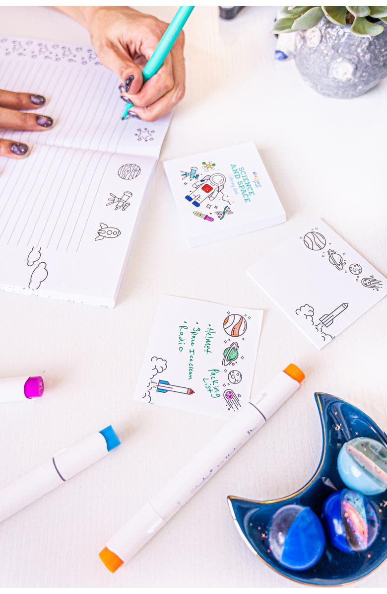 A Brighter Year Science & Space Adult Creative Coloring Mega Activity, Alternate, color, Multicolor