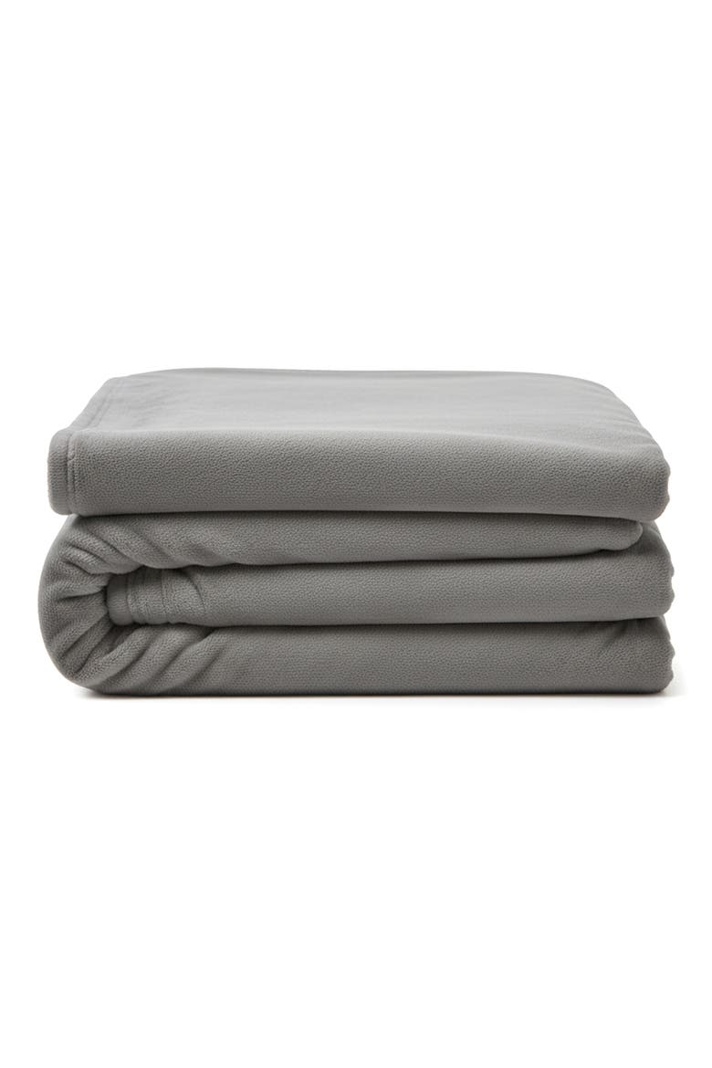 4-Piece Microplush Sheet Set, Main, color, GRAY
